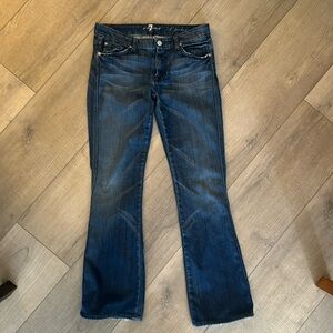 7 For All Mankind bootcut Jeans Size 27. ‘A’ Pocket